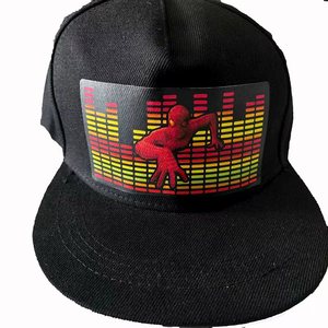 Casquette lumineuse originale, casquette de baseball noire pour fêtes et soirées - Product Image 1