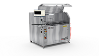 Découpeuse à jet d'eau de qualité alimentaire HEAD, découpe CNC à froid pour pâtisseries, fromages, desserts multicouches, conception hygiénique, équipement de boulangerie