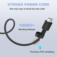 Adaptador de Corriente USB-C de 100W, Carga Rápida de 20V 5A, para Computadoras Portátiles HP, Ideal para Juegos