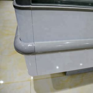 Commercial double compresseur supermarché libre-service promotion vitrine congélateur d'île deli affaire réfrigérateur - Product Image 5