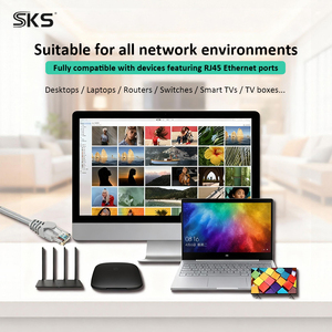 Cable <span class=keywords><strong>de</strong></span> Conexión Ethernet Cat6 Gris, Cable RJ45 Cat 6 Sin Enredos para Configuración <span class=keywords><strong>de</strong></span> Red en el Hogar y la Oficina - Product Image 4