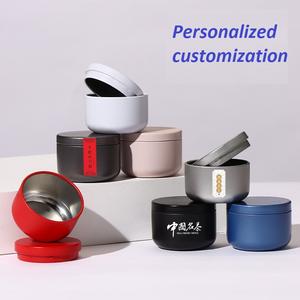 Boîtes rondes en fer blanc RTS 54*H 40 mm 60 <span class=keywords><strong>ml</strong></span>, petites mini-boîtes vides avec couvercles, boîtes de peinture, boîtes à bougies de 2 oz, emballages - Product Image 5