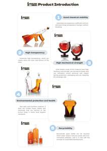 <span class=keywords><strong>Prix</strong></span> usine en stock petit lot logo personnalisé forme spéciale maison créative 750ml carafe en verre borosilicaté avec base en bois - Product Image 6