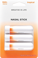 Bâtonnet Nasal d'Aromathérapie Naturelle : Améliore la Concentration & Optimise la Respiration, Soulagement des Sinus & Relaxation Portable, Inhalateur Nasal en Stick