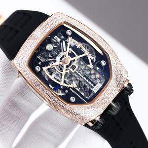 Montre Jacob & Co. Luxe pour Homme Style Hip Hop Astronomia, Boîtier en Acier à Remontage Manuel, Cadran Transparent en Cristal Lumineux avec Boucle - Product Image 3