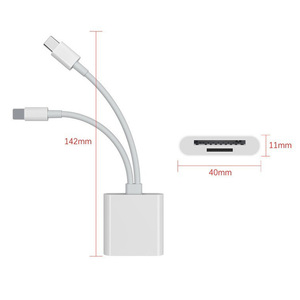 High Speed Portable 2 In 1 <strong>SD</strong> And <strong>TF</strong> <strong>Card</strong> Adapter Dual <strong>card</strong> Slot Connector <strong>SD</strong> CF Memory <strong>Card</strong> Compatible <strong>Reader</strong> - Product Image 4