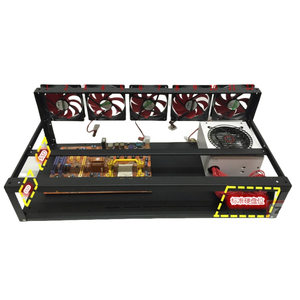 GPU Support ATX <strong>Motherboard</strong> 12 Card Conversion <strong>Mining</strong> Rack Open Support Dual Power Supply - Product Image 2