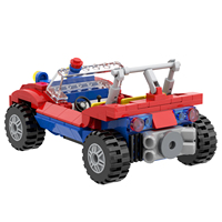 Voiture de course créative Leguoguo MOC MOOXI MOC1296 Jouets d'action Blocs et jouets de construction pour enfants Poupée