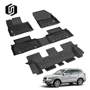 Alfombrillas de coche de TPE, Juego de 4 piezas para <span class=keywords><strong>HYUNDAI</strong></span> <span class=keywords><strong>SANTA</strong></span> <span class=keywords><strong>FE</strong></span> 2019 +/ - Product Image 1