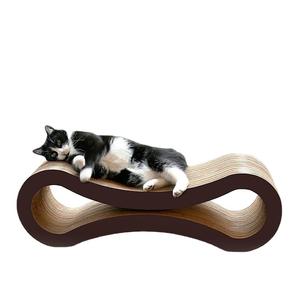 Pour <span class=keywords><strong>Amazon</strong></span> chat en forme de 8 planche à gratter moderne Durable chat nid Chaise Longue beau Internet célébrité arbre à chat - Product Image 1