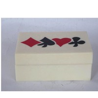 Caja Decorativa de Hueso con Incrustaciones Hecha a Mano por Exportador Indio, con Diseño Floral, Decoración de Lujo para el Hogar y Organizador de Joyas en Venta
