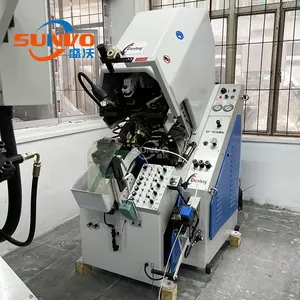 CF-737MA ChengFeng Brand Used Reconditioned Automatic Cementing 9 Pincers Toe Lasting Machine For Shoe Making