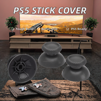 Poignée de pouce 3D de haute qualité pour contrôleur PS5 Joystick de couverture en plastique de bâton analogique pour capuchon de champignon PS5