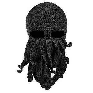 Divertido pasamontañas máscara <span class=keywords><strong>de</strong></span> esquí logotipo personalizado a prueba <span class=keywords><strong>de</strong></span> viento invierno Halloween pulpo sombrero personalizado máscara <span class=keywords><strong>de</strong></span> esquí - Product Image 4