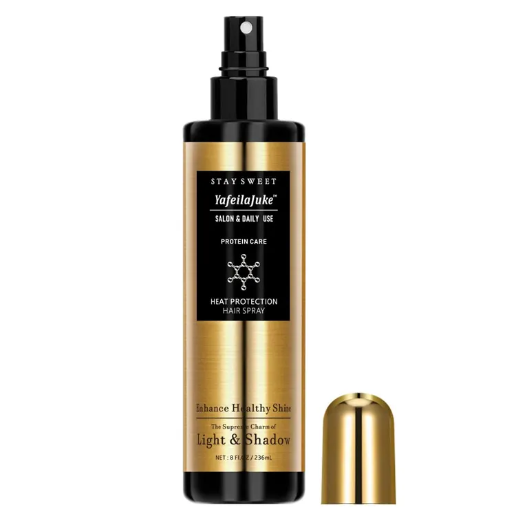 Spray de aceite para el cabello, suero para el cabello con protección contra el calor, Etiqueta Privada