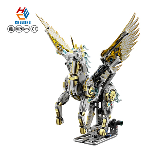 13106 Blocs <span class=keywords><strong>de</strong></span> construction créatifs, modèle d'unicorn mécanique, jeu <span class=keywords><strong>de</strong></span> construction intelligent pour enfants, jouet éducatif en plastique, Juguetes - Product Image 1
