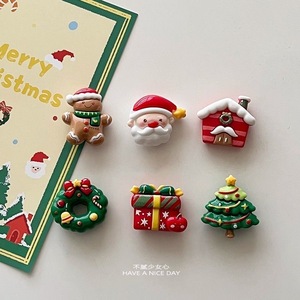 Ensemble de <span class=keywords><strong>6</strong></span> aimants de réfrigérateur de Noël, aimants de réfrigérateur mignons en résine, Père Noël, homme en pain d'épices, ensembles de cadeaux de Noël - Product Image 2