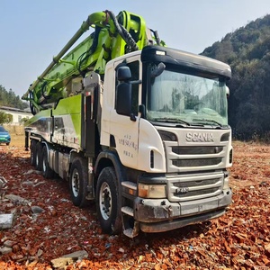 Camión Bomba de Concreto ZOOMLION 70M Usado, Bomba de Concreto Montada en Camión de 55t, Maquinaria de Construcción en Venta - Product Image 1