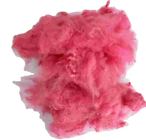 Environmental Friendly Recycled Polyester Staple Fiber 15D*64Mm Filling Polyester Fibers