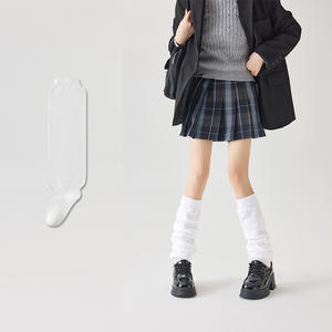 موضة جديدة للنساء جوارب ترهل من البوليستر أنبوب فضفاض طويل جدا سكونش الركبة جوارب عالية الحذاء - Product Image 6