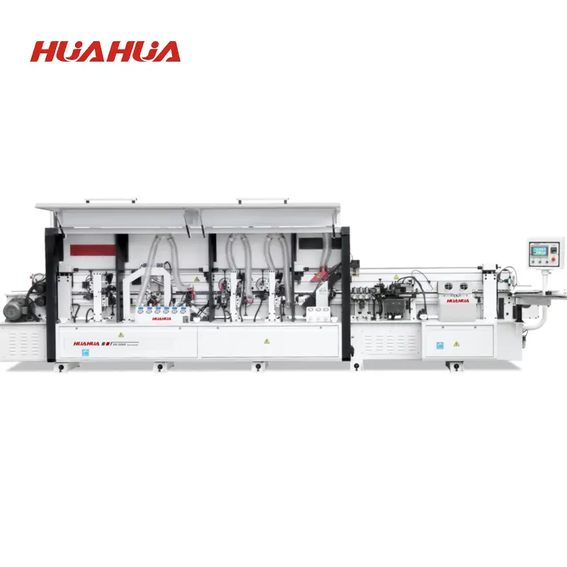 HUAHUA HH506R máquina de recorte de bordes de PVC automática para puertas