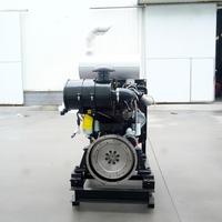Ensemble moteur diesel 4BTAA3.9-C125 4BT 4BTA3.9 4BTAA3.9 125HP 2300RPM avec radiateur et silencieux pour excavatrice Cummins