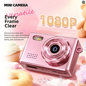 מצלמת אגודל מיני DC23, וידאו HD 1080P, תמונות 12MP, מסך 0.96 אינץ', פלאש מובנה, סוללה 180mAh, פילטרים רטרו, OTG, העברת נתונים מהירה - Product Image 4