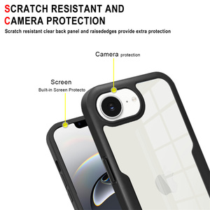 Custodia Protettiva <span class=keywords><strong>Trasparente</strong></span> Antiurto a 360 Gradi per <span class=keywords><strong>Apple</strong></span> iPhone 17e / 16e / SE 2025 - Product Image 5