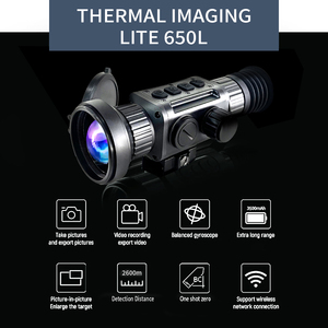 กล้องส่องกลางคืนแบบตรวจจับความร้อน LITE-650L 640x512 8X 2600m สำหรับการล่าสัตว์ IP67 50 มม. บันทึกวิดีโอ PIP WiFi - Product Image 2