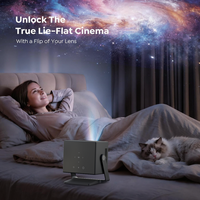 Projecteur de cinéma maison portable Android FHD 1080P natif 1200 lumens ANSI