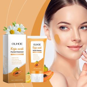 Nettoyant visage à l'acide kojique, doux, éclaircissant, pour le soin quotidien de la peau grasse et terne, contre l'acné - Product Image 3