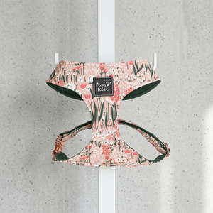 Premium Comfortable Floral <b>Dog</b> Harness Small Adjustable Buckle Closure Cute Style for <b>Dogs</b> & Cats Personalized Pet Accessory OEM - Product Image 1