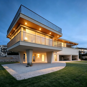Casa Prefabricada <span class=keywords><strong>de</strong></span> Estructura <span class=keywords><strong>de</strong></span> Acero Ligero, <span class=keywords><strong>Precio</strong></span> Bajo, Nuevo Estilo, Villa Prefabricada <span class=keywords><strong>de</strong></span> Lujo <span class=keywords><strong>para</strong></span> Vacaciones, Estructura <span class=keywords><strong>de</strong></span> Taller en Venta - Product Image 1