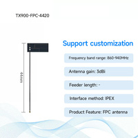 Antenne omnidirectionnelle intégrée Ebyte TX915 Series 868/915MHZ FPC/PCB 2/3/3.5/4dbi, antenne flexible, équipement de réseau sans fil