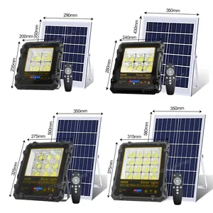 Projektor wasserdicht Ip65 integriert im Freien 100 W-400 W Solar-Flusslampen fernbedienung LED-Solar-Flusslampen