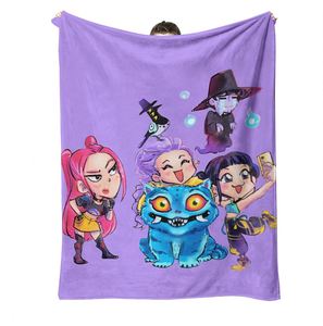 Couverture en flanelle personnalisée avec logo, légère, écologique, impression personnalisée, pour un usage quotidien - Product Image 1