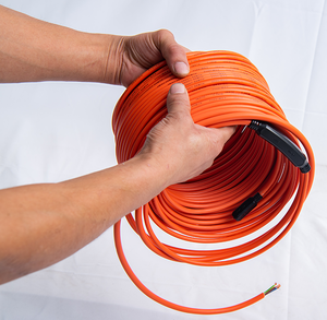 Câble de chauffage par le sol certifié 20 W par mètre, systèmes de chauffage électrique pour serres, sols chauffants pour salons et appartements - Product Image 1