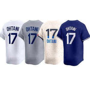 Venta al por mayor Jerseys Top Cosido Barato American Baseball Jersey 17 Shohei Ohtani - Product Image 4