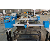 Machine de découpe laser à fibre portative 1500W, CNC, 3 axes, table de travail 1530, refroidissement par eau, Hiwin, pour tôles métalliques