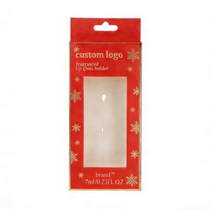 Custom White Cardboard <b>Gift</b> <b>Box</b> with Hot Stamping and Clear Film Window for Cosmetics Jewelry and Holiday Packaging - Product Image 2