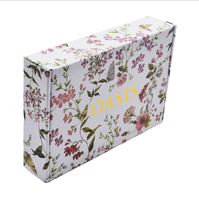 Caja de Cartón Corrugado Plegable con Impresión a Todo Color Personalizada, Caja de Envío de Papel con Impresión Personalizada para Embalaje de Ropa