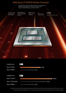 Legion R9000P 9 8945HX 16 นิ้ว 32GB/1TB SSD RTX5070 กราฟิกการ์ดแยกประสิทธิภาพสูงสำหรับแล็ปท็อปเล่นเกม - Product Image 6