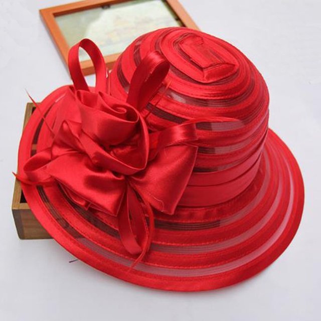 amazon ladies dress hats Summer Mesh Satin Church for Women quincy mae boys