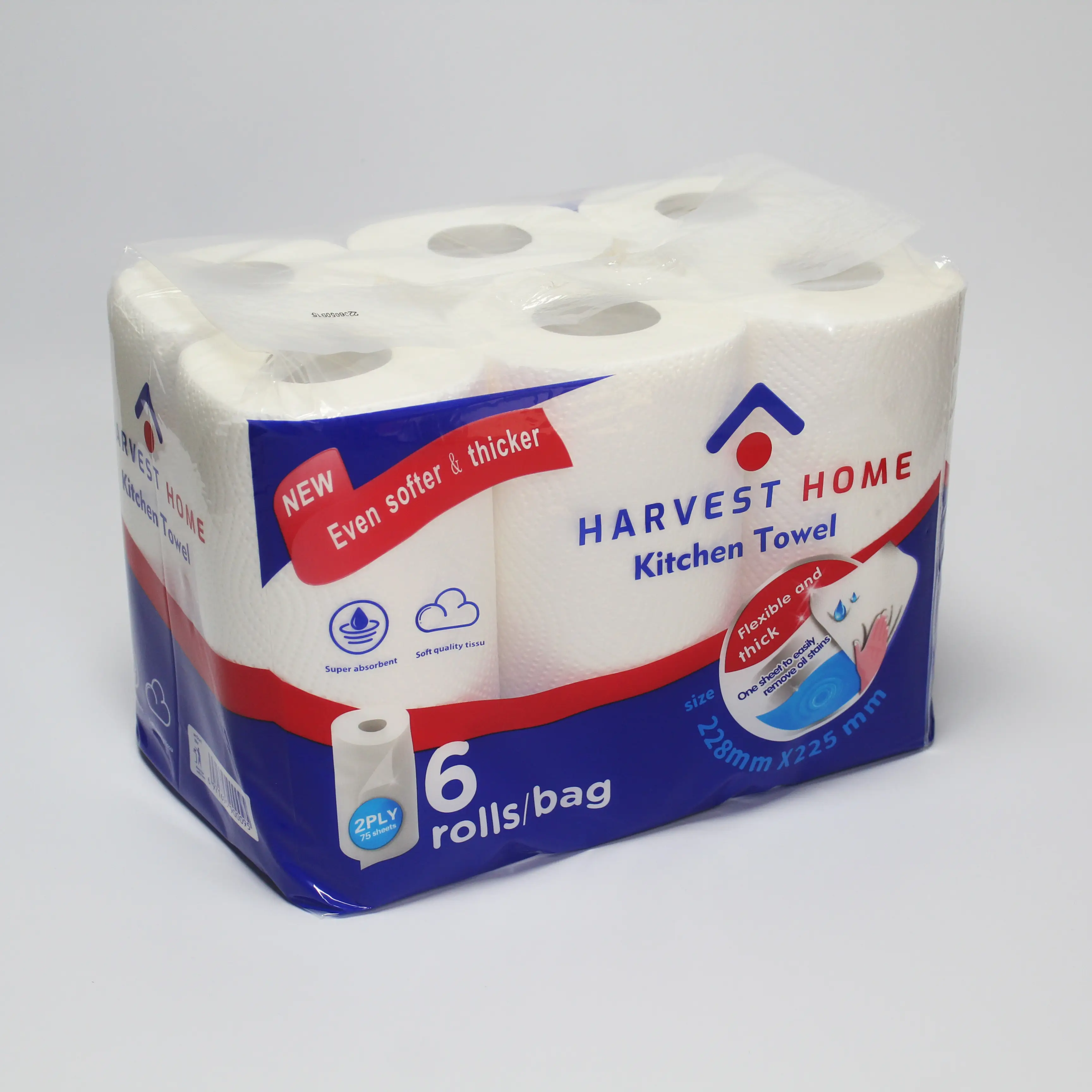 Schoonmaken Keuken Papierrol Handdoek Grote Roll Lui Schone Doek Met Keuken Wegwerp Wave Ome 100 Virgin Pulp 1ply 1000G Zak Custom