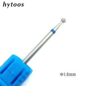 HYTOOS Kim Cương Hình Cầu Nail Drill Bit 3/32 "Quay Kim Cương Burr Bits Lớp Biểu Bì Là<span class=keywords><strong>m</strong></span> Sạch Bits Nail Khoan Phụ Kiện <span class=keywords><strong>M</strong></span>óng Tay <span class=keywords><strong>M</strong></span>óng Nhà <span class=keywords><strong>M</strong></span>áy Công Cụ - Product Image 4