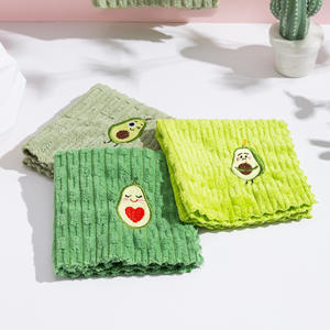 Paños de Cocina Bordados Suaves con Diseño de Aguacate, Producto Nuevo 2026, Antiadherentes, Sin Pelusas, Toalla Cuadrada, Paños de Cocina - Product Image 2