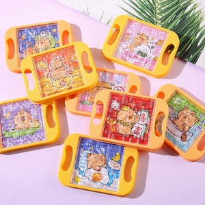 Juego de mesa de laberinto de plástico educativo para niños, pista de bolas rodantes, rompecabezas, juguete de entrenamiento de concentración - Product Image 5