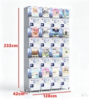 Distributeur automatique miniature de style japonais en métal, personnalisable, compatible avec les capsules de 50 à 80 mm, accepte les cartes de crédit et les pièces de monnaie