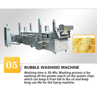 Línea automática de producción de patatas fritas TCA, máquina para hacer patatas fritas