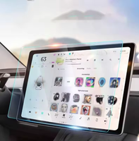 Autoradio 2K Carplay 13,1 pouces Android universel, lecteur multimédia GPS avec commande vocale AI, écran tactile, protection d'écran en verre trempé brillant